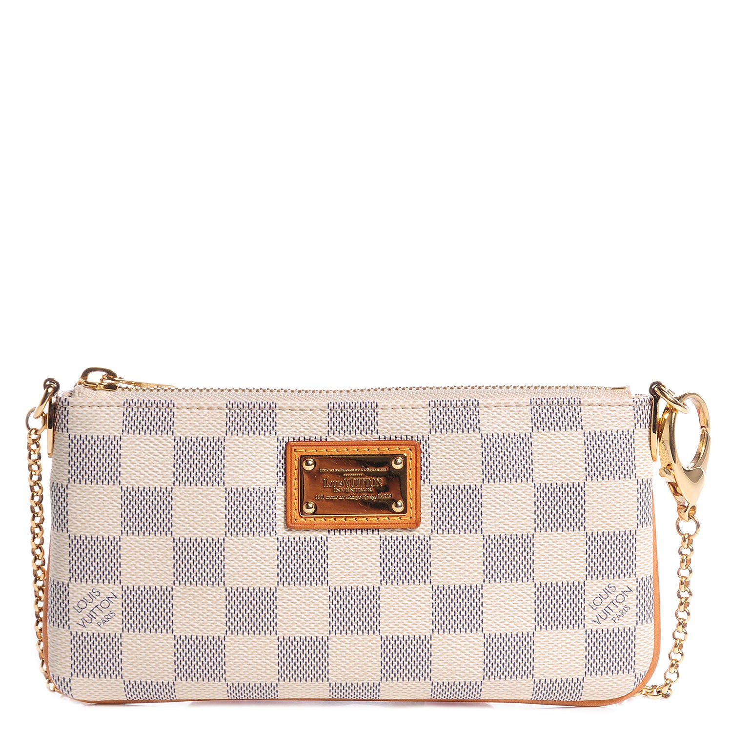 Louis Vuitton Damier Azur Pochette Milla MM 1 of 7