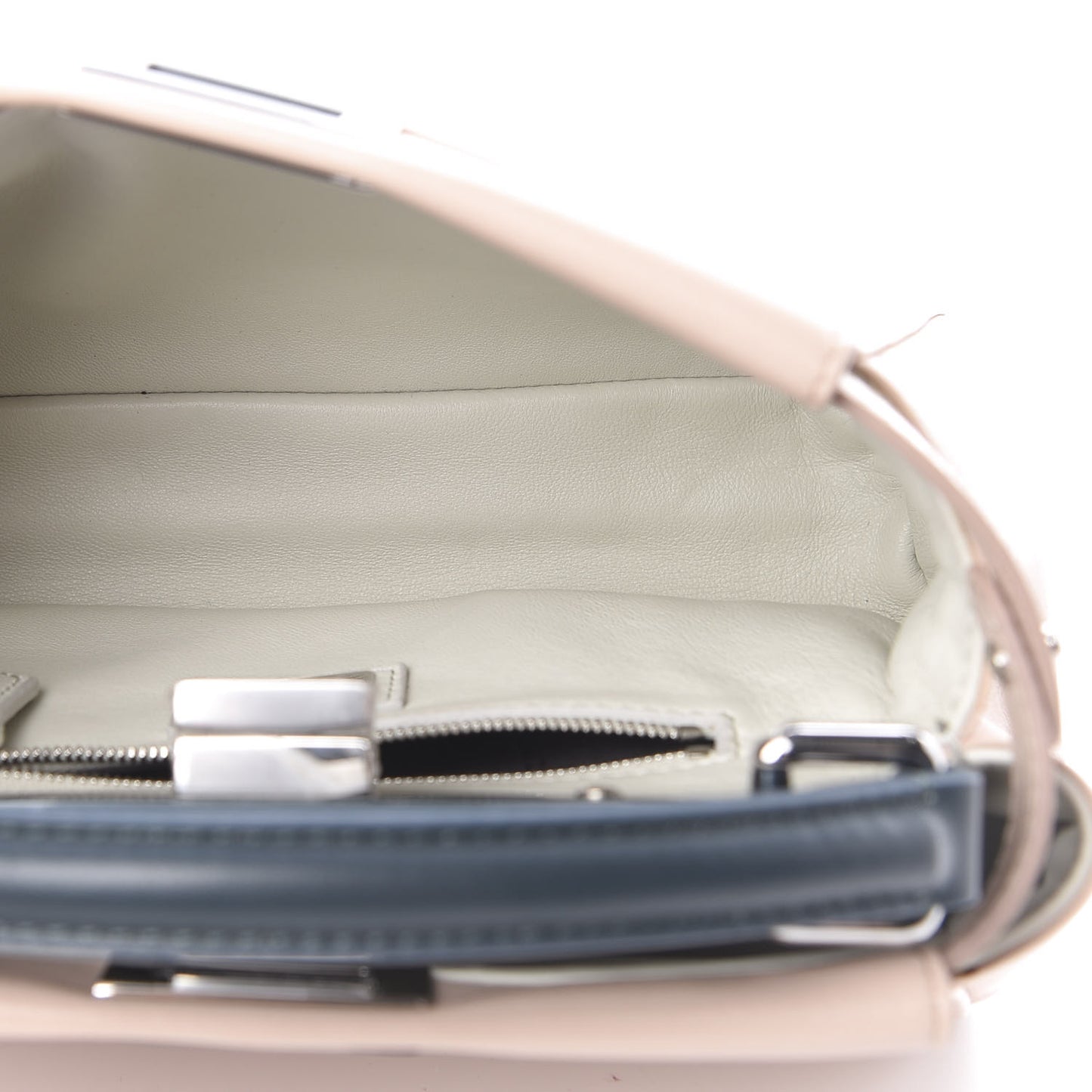 Nappa Colorblock Mini Peekaboo Iconic Satchel Soap Amazzonia Opal