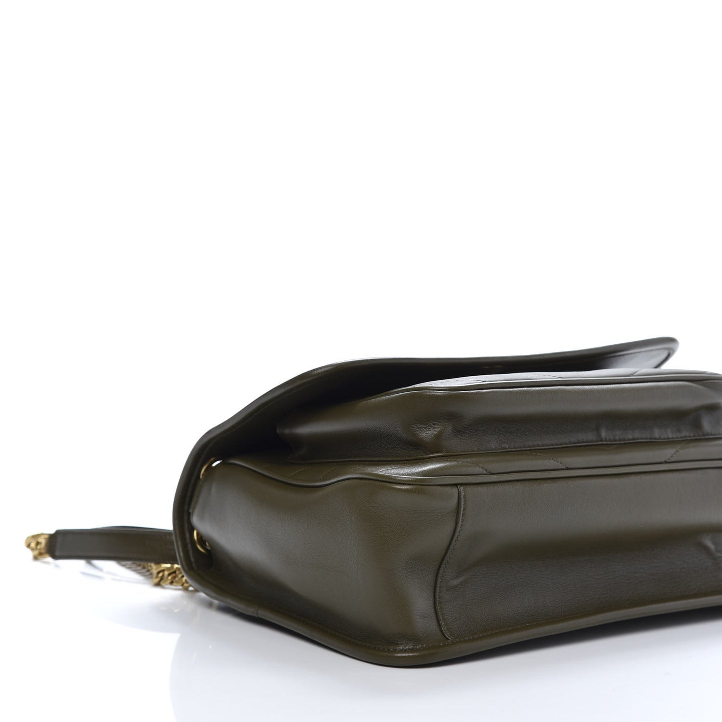 Calfskin Matelasse Monogram Medium Niki Chain Satchel Olive