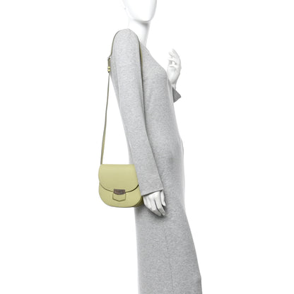 Celine Baby Grained Calfskin Small Trotteur  Jade 2 of 14