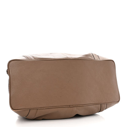 Mulberry Soft Goatskin Agyness Satchel Brown 4 of 11