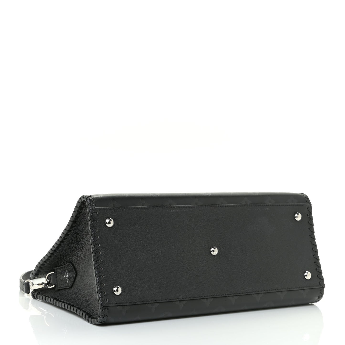 Monogram Cuir Plume Very Zipped Tote Black