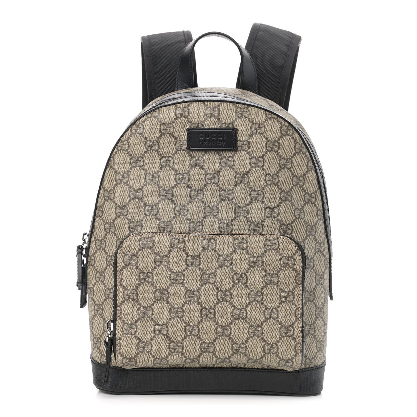 GG Supreme Monogram Small Eden Day Backpack Black