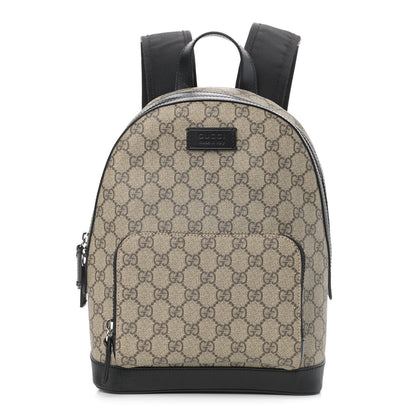 Gucci GG Supreme Monogram Small Eden Day Backpack Black 1 of 12