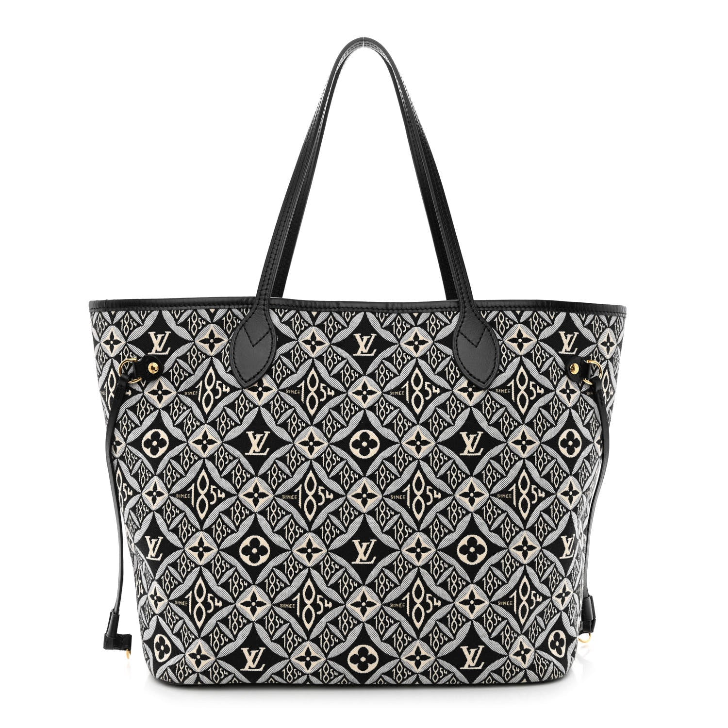 Louis Vuitton Jacquard Since 1854 Neverfull MM Grey 3 of 14