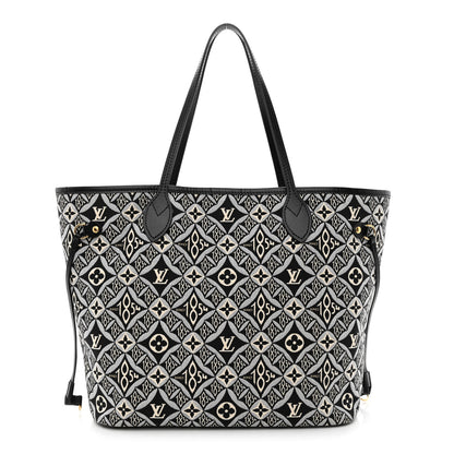 Louis Vuitton Jacquard Since 1854 Neverfull MM Grey 3 of 14