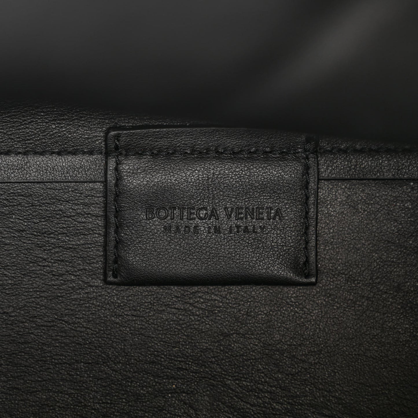Calfskin Large The Point Triangle Bag Black