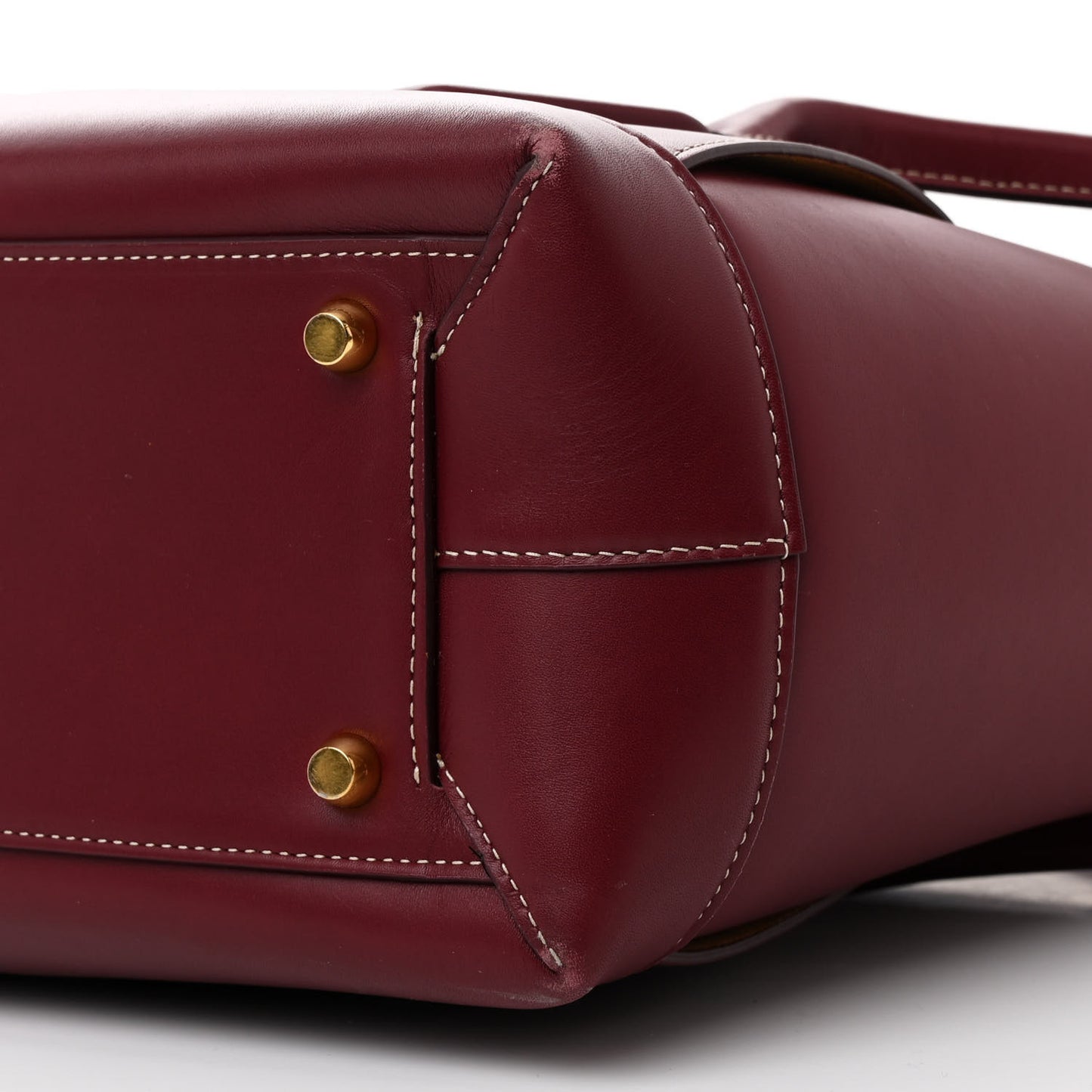 French Calfskin Maxi Intrecciato Large Arco Bordeaux
