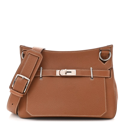 Hermes Taurillon Clemence Jypsiere 31 Gold 1 of 12
