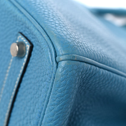 Hermes Togo Birkin 35 Blue Jean 11 of 18