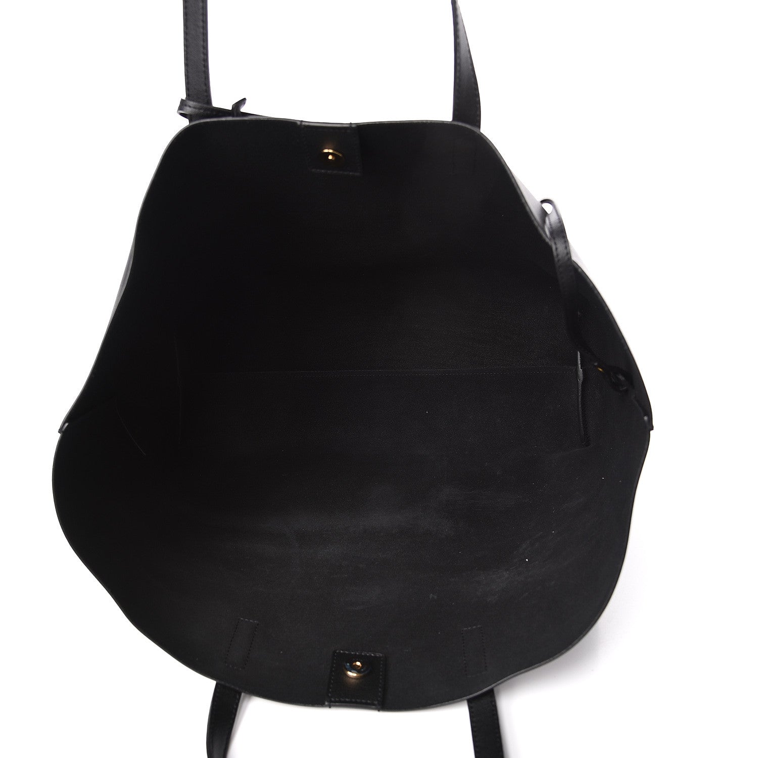 Saint Laurent Calfskin Large Shopping Tote Black 6 of 11