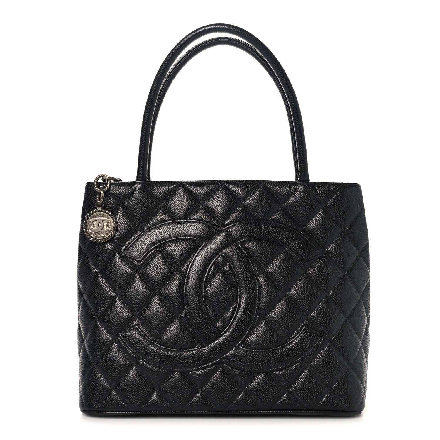 Chanel Caviar Quilted Medallion Tote Black 1 of 9