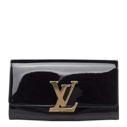 Louis Vuitton Patent Louise Clutch Black 1 of 10