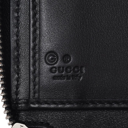 Gucci Microguccissima Large Zip Around Organizer Wallet Black 6 of 7