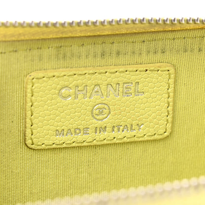 Chanel Caviar Key Holder Case Light Pink Light Green 6 of 11