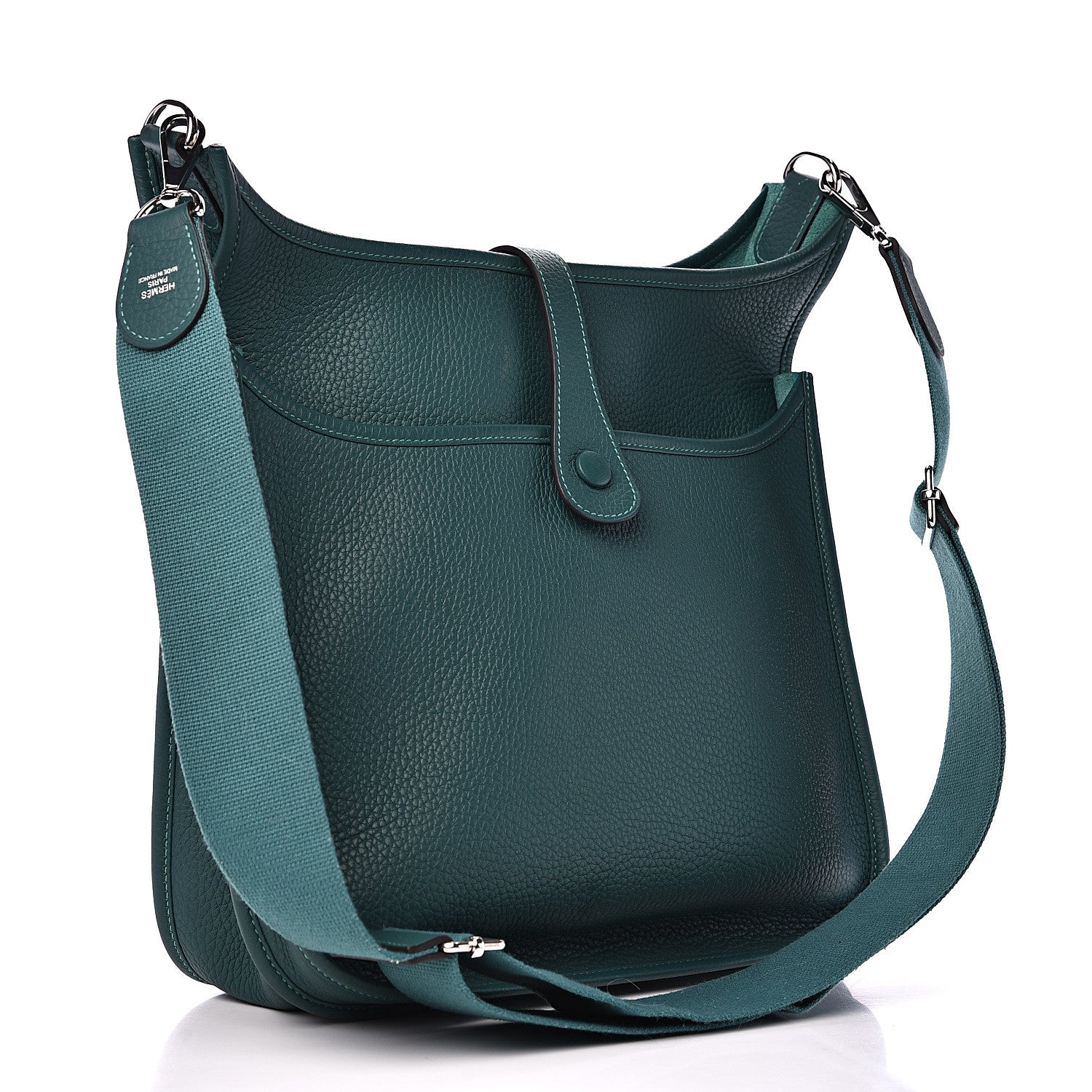 Hermes Taurillon Clemence Evelyne III GM Malachite 2 of 10