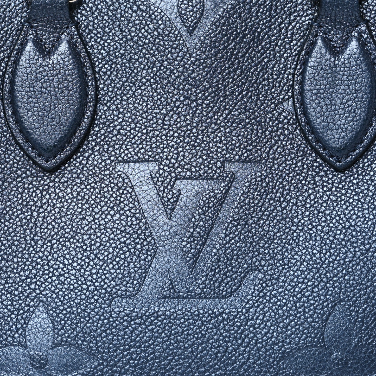 Metallic Empreinte Monogram Giant Onthego PM Navy Nacre
