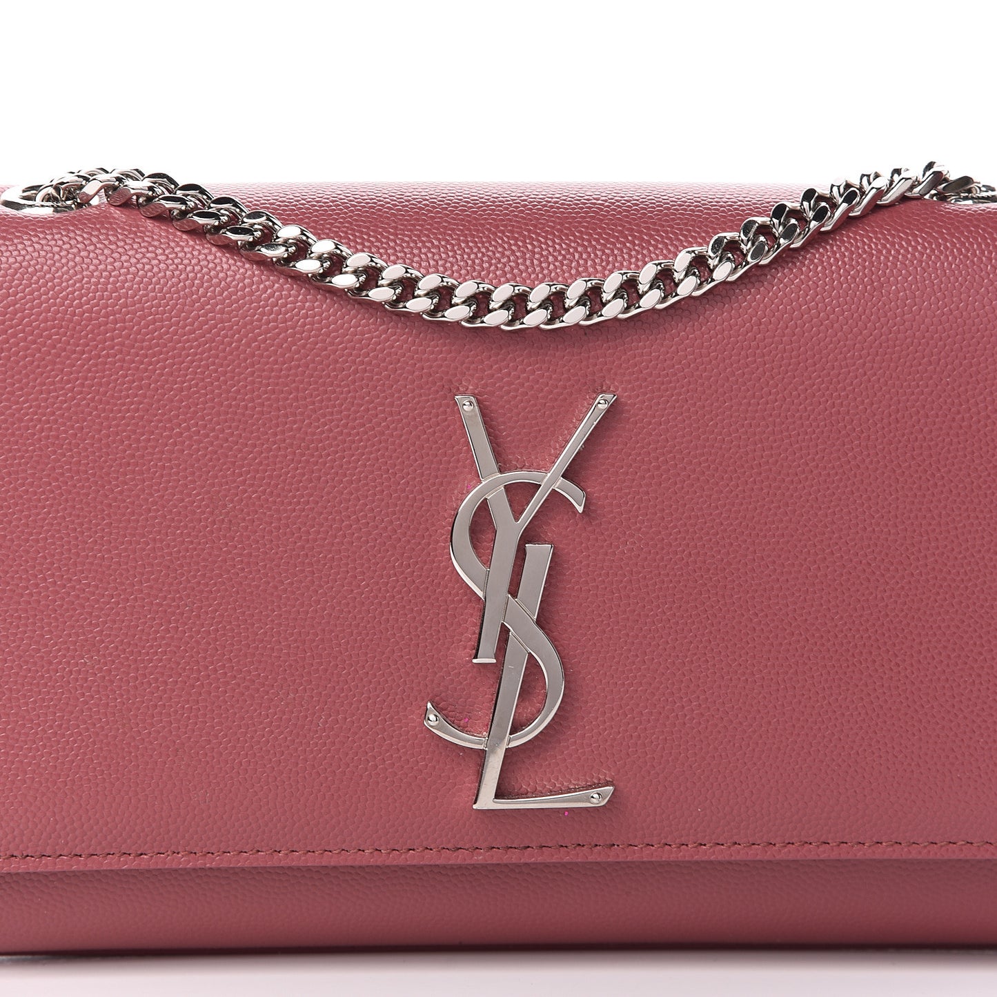 Grain De Poudre Small Classic Monogram Kate Satchel Mystic Rose