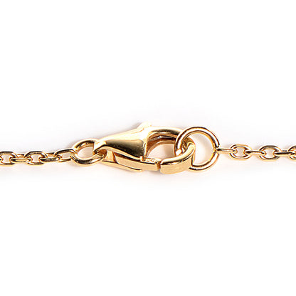 Van Cleef & Arpels 18K Yellow Gold Mother of Pearl Vintage Alhambra Pendant Necklace 4 of 7