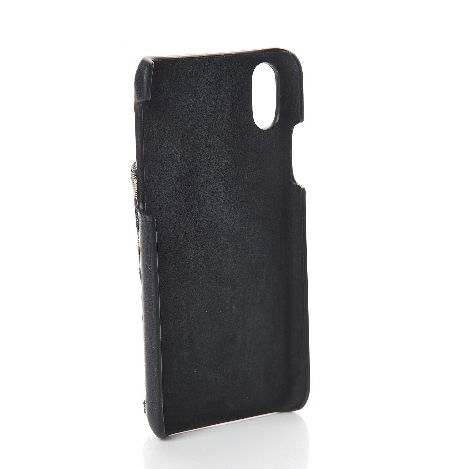Christian Dior Oblique Calfskin Saddle iPhone X Case Blue 2 of 5