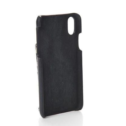 Christian Dior Oblique Calfskin Saddle iPhone X Case Blue 2 of 5