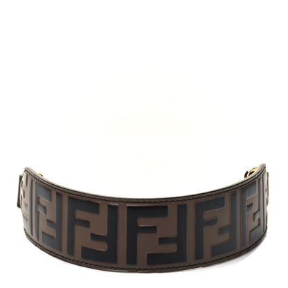 Fendi Calfskin FF 1974 Embossed Mini Strap You Maya Black 1 of 4