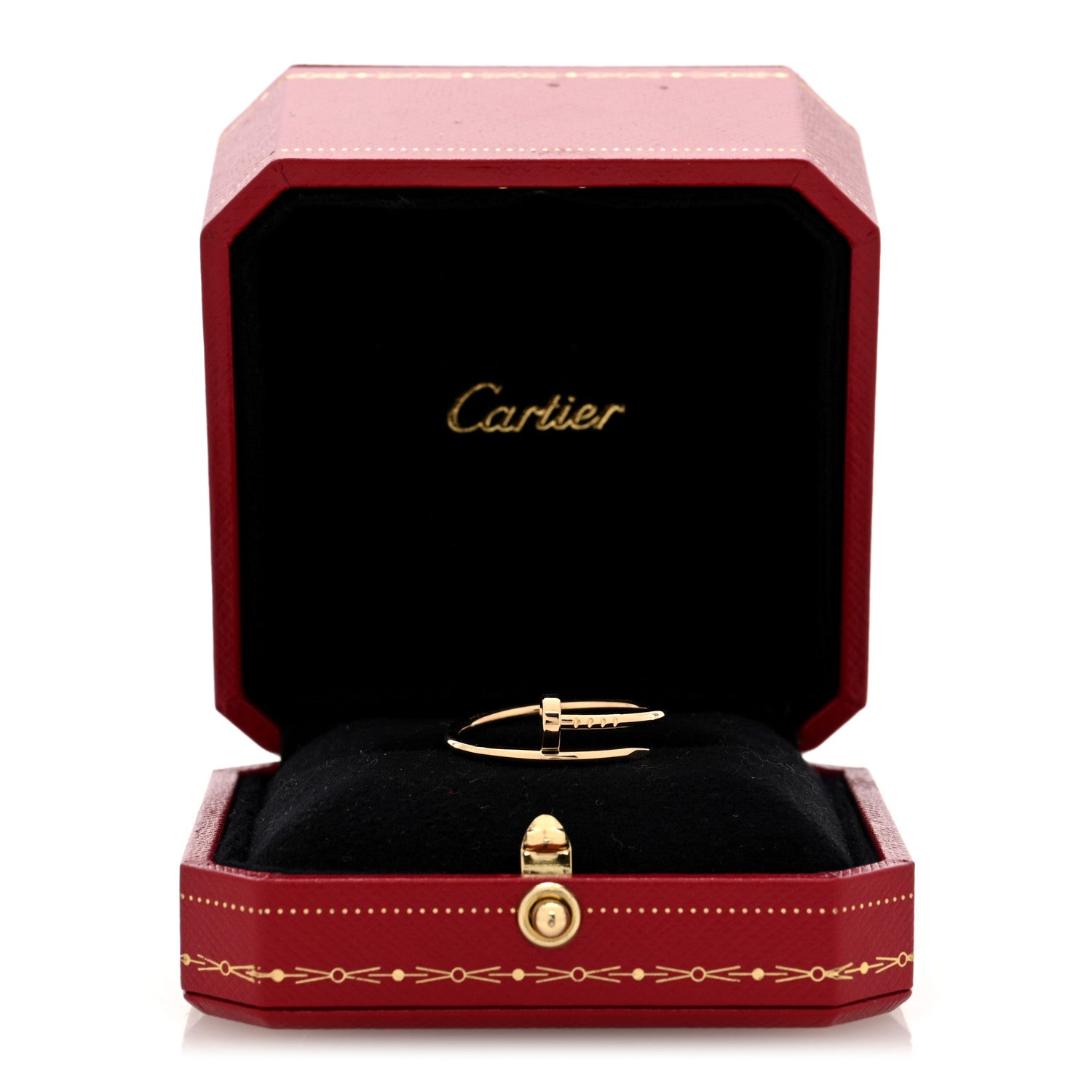 Cartier 18K Yellow Gold Small Juste Un Clou Ring 62 10 6 of 6