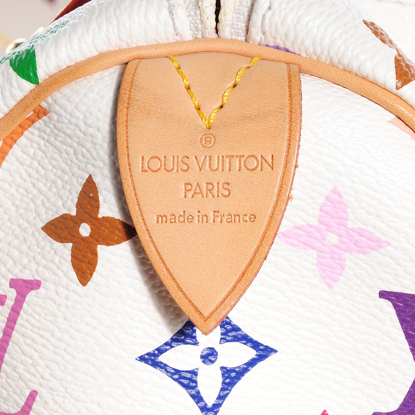 Monogram Multicolor Keepall 45 White