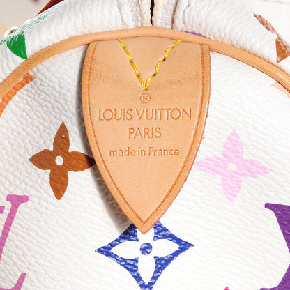 Louis Vuitton Monogram Multicolor Keepall 45 White 6 of 8