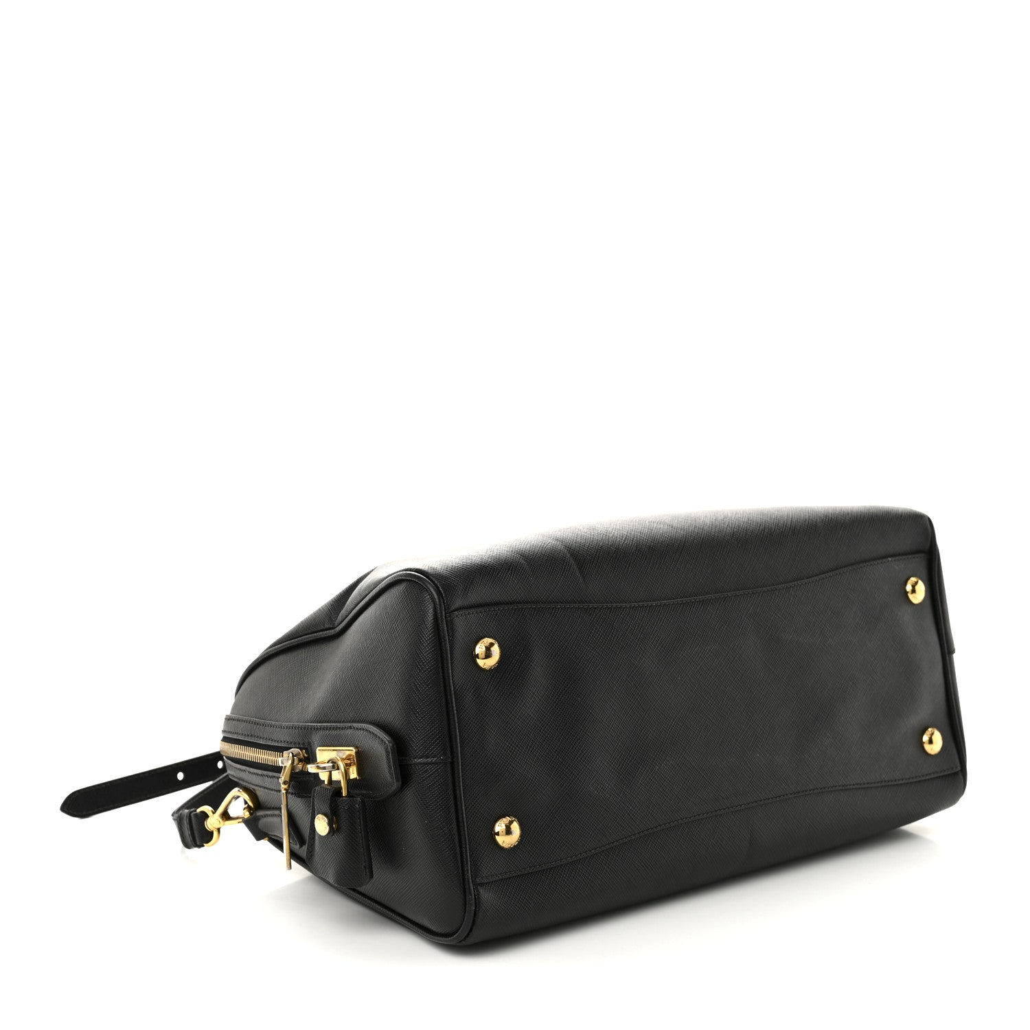 Prada Saffiano Lux Bowler Black 4 of 11