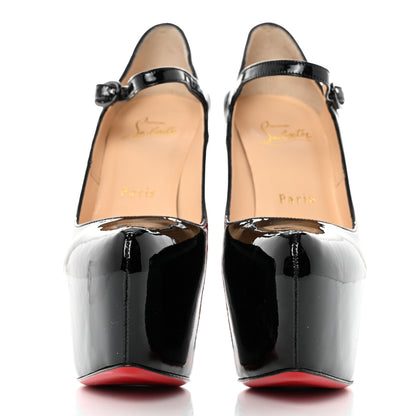 Christian Louboutin Patent Calfskin Lady Daf 160 Pumps 36.5 Black 2 of 8