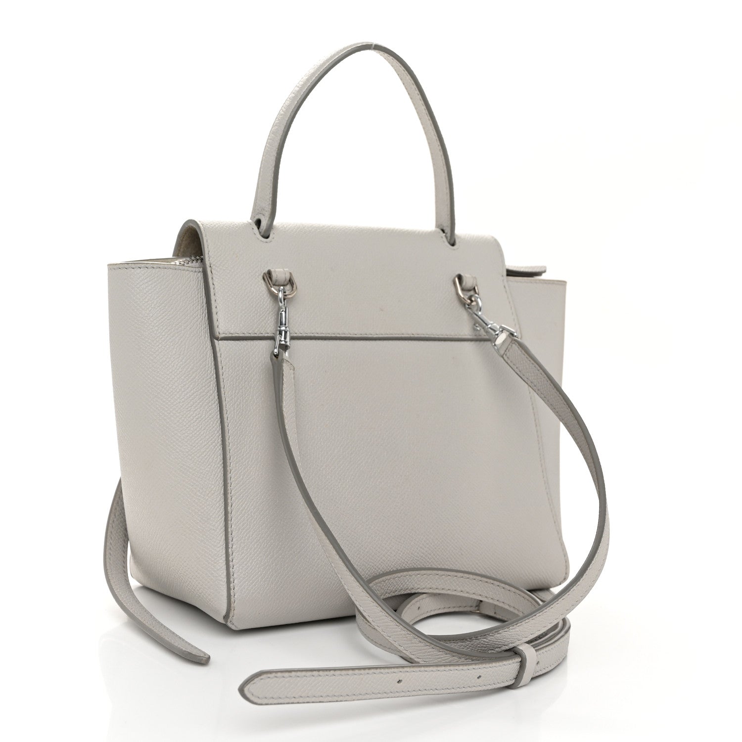 Celine Grained Calfskin Nano Belt Bag Mineral 3 of 11