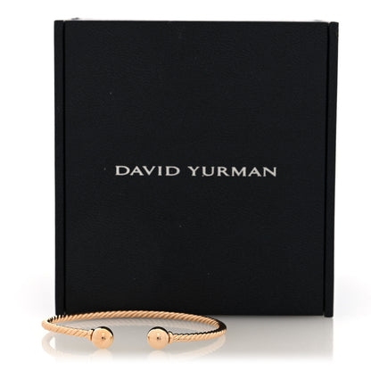 David Yurman 18K Rose Gold 7mm Solari Bracelet 4 of 4