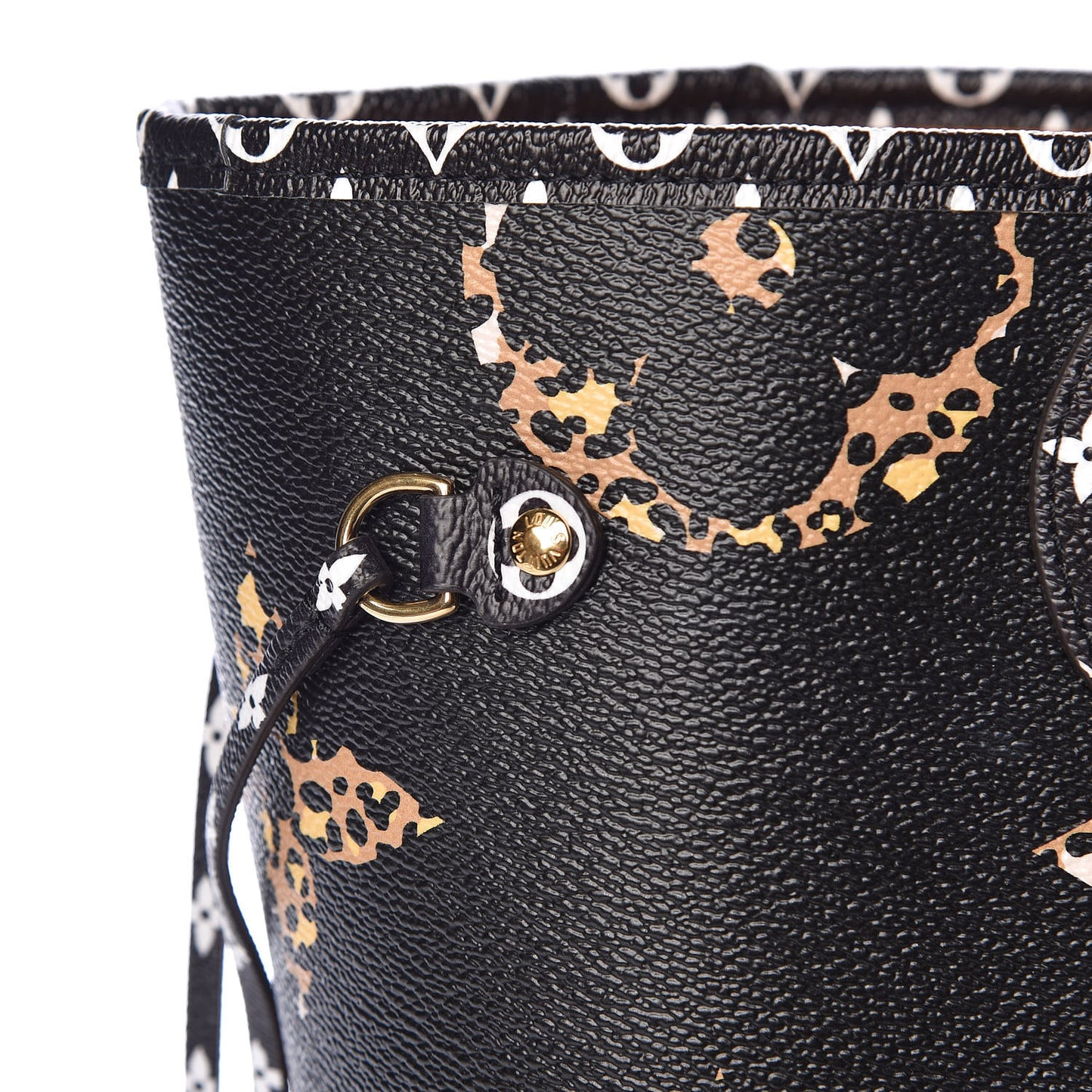 Monogram Giant Jungle Neverfull MM Black