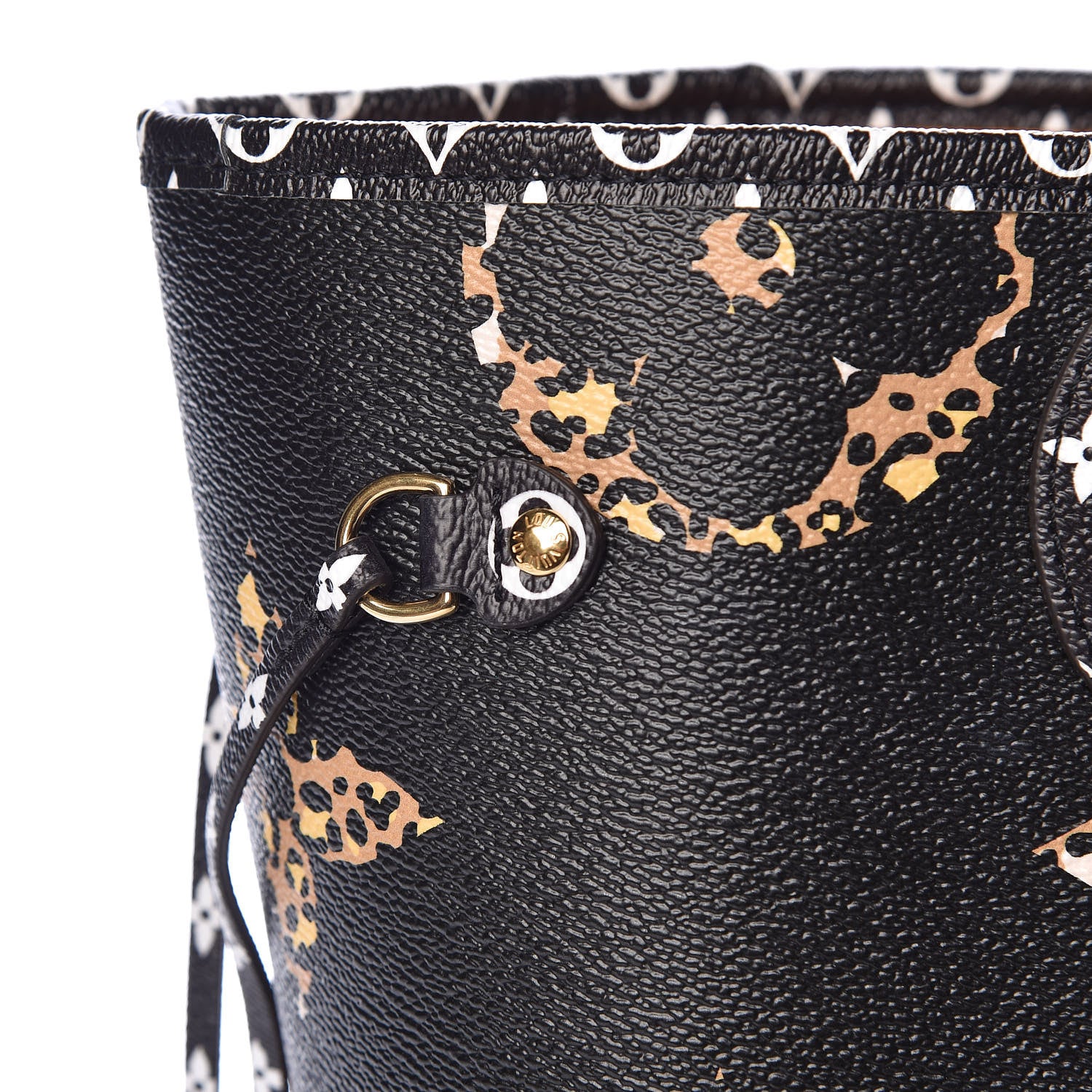 Louis Vuitton Monogram Giant Jungle Neverfull MM Black 8 of 14