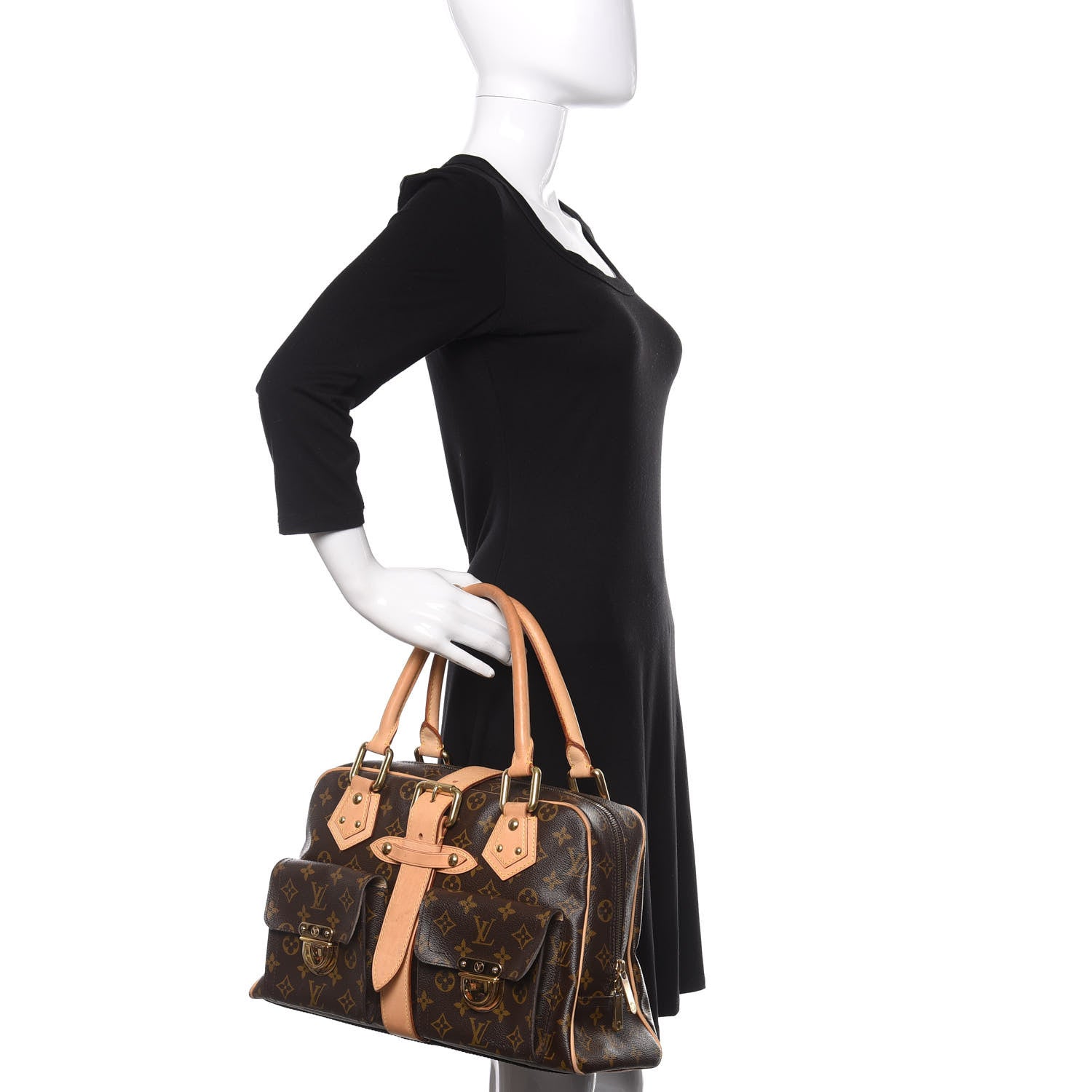 Louis Vuitton Monogram Manhattan GM 2 of 17