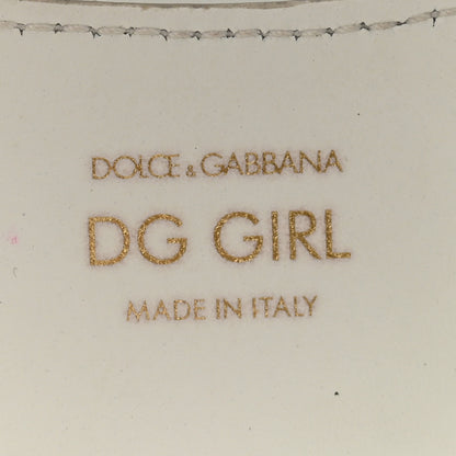 Dolce & Gabbana Calfskin Micro DG Girls Shoulder Bag White 6 of 13