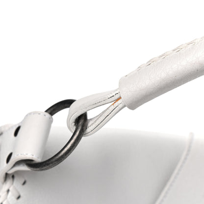 Christian Dior Calfskin Whipstitch Gaucho Double Saddle Bag White 15 of 16