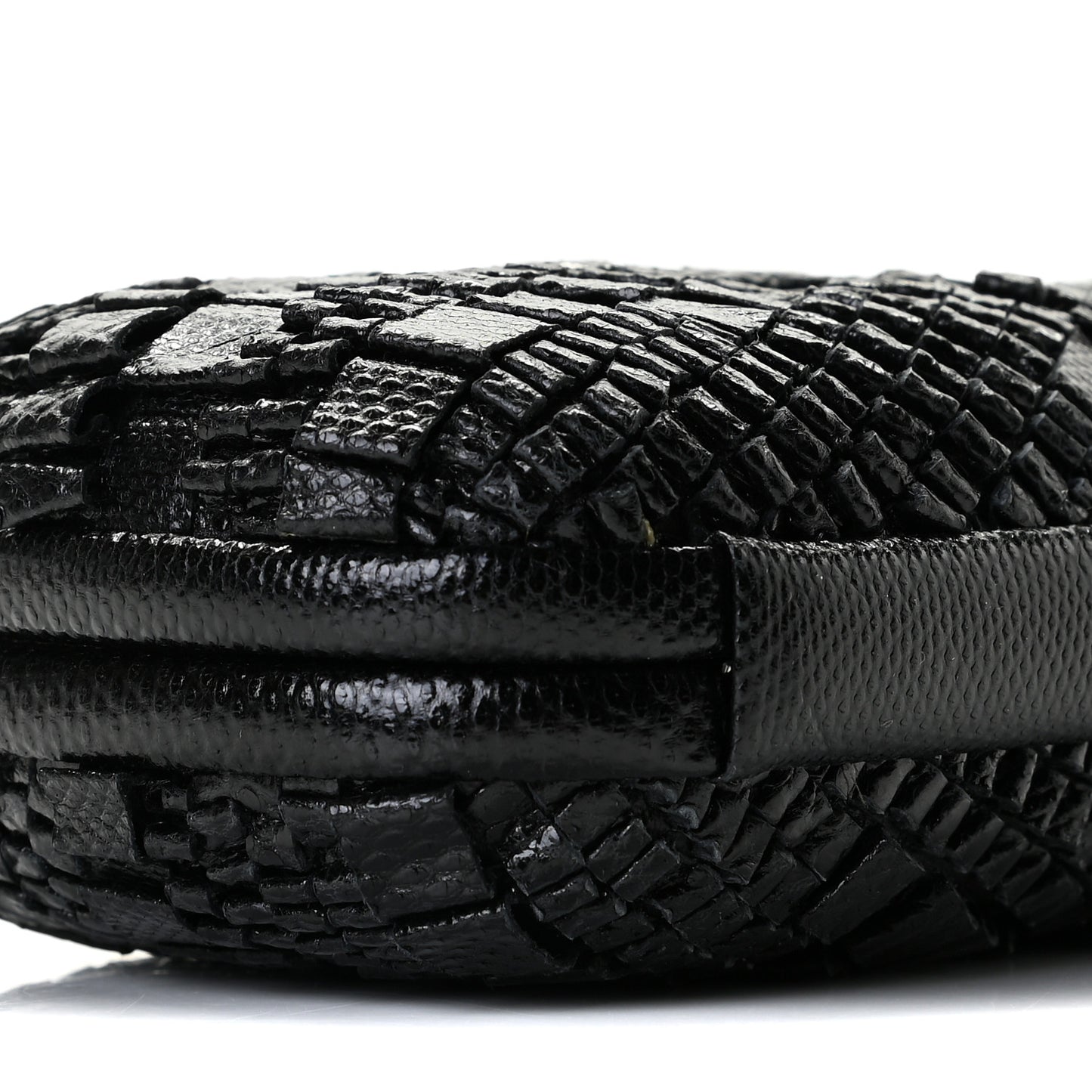 Ayers Intrecciato Karung Knot Clutch Black