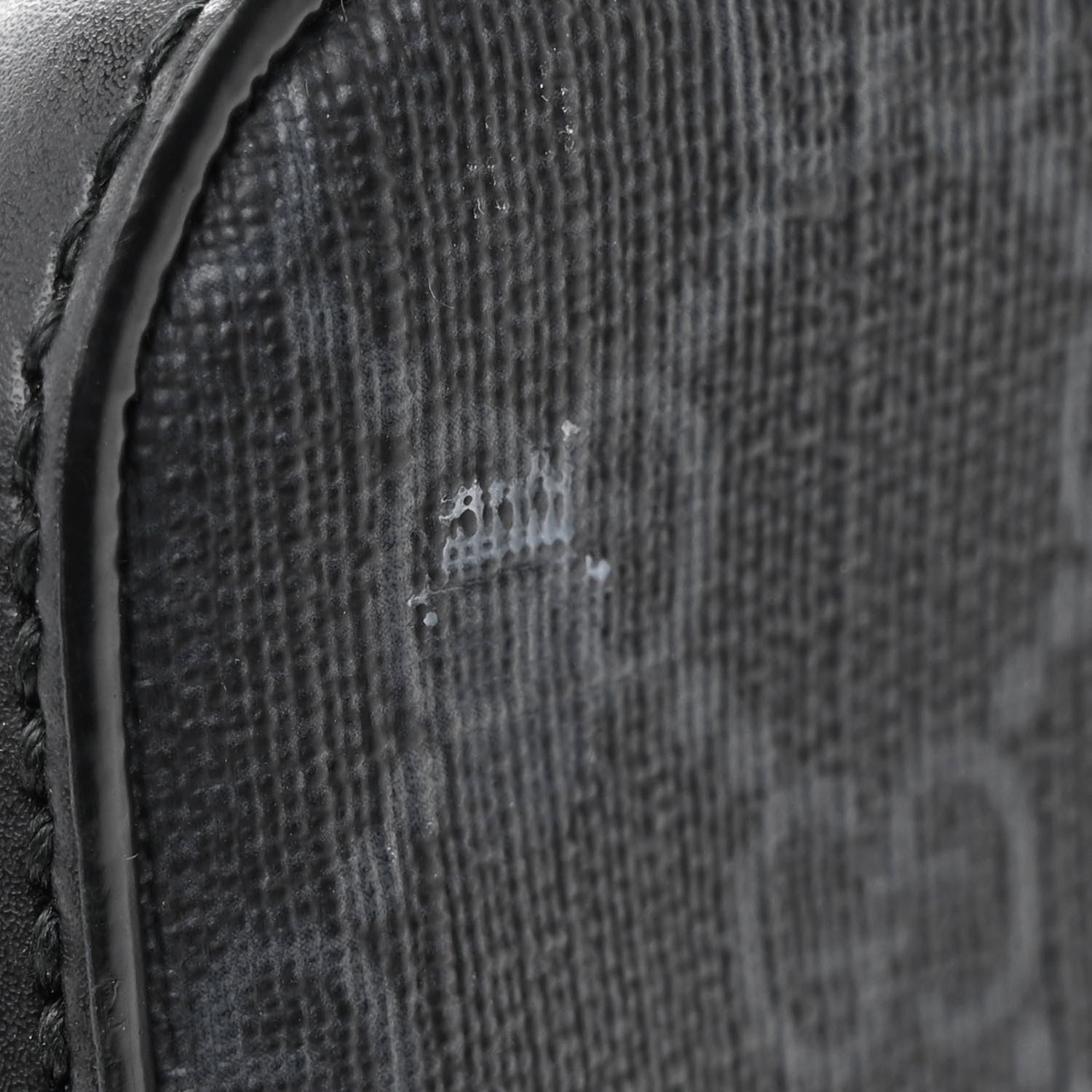 Gucci GG Supreme Monogram Appia Calfskin Web Small Camera Messenger Bag Black Grey Black Grey 12 of 13