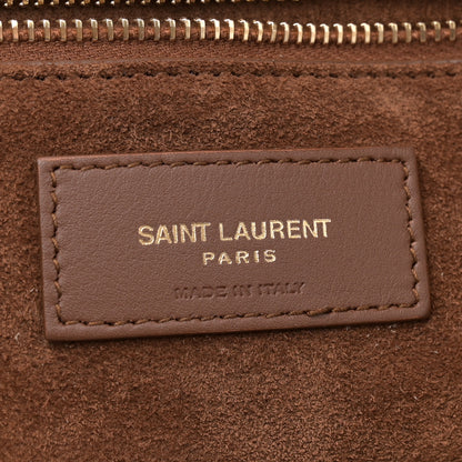 Saint Laurent Suede Bea Tote Golden Leaf 6 of 10