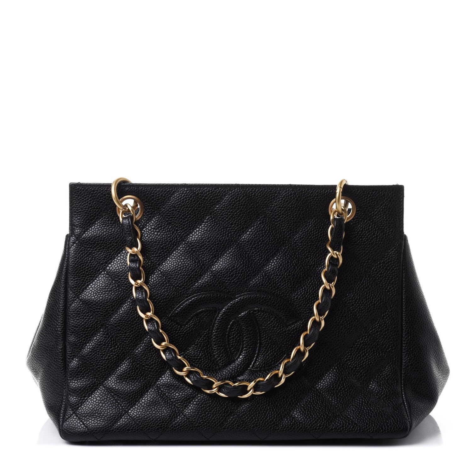 Chanel Caviar Quilted Petit Timeless Tote PTT Black 1 of 4