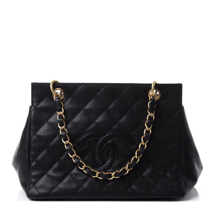 Chanel Caviar Quilted Petit Timeless Tote PTT Black 1 of 4