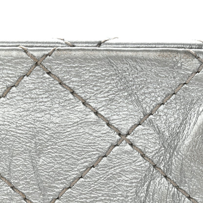 Chanel Metallic Aged Calfskin Quilted 2.55 Reissue 226 Flap Silver 29 of 34
