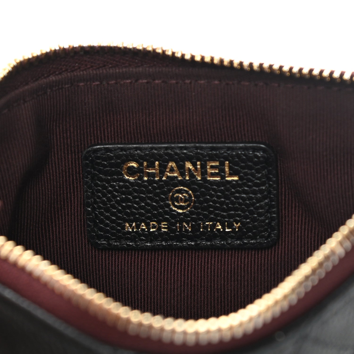 Chanel Caviar Quilted Small Cosmetic Case Black 6 of 8