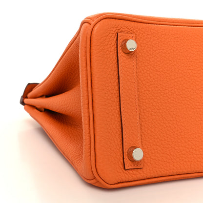 Hermes Togo Birkin 25 Orange 9 of 11