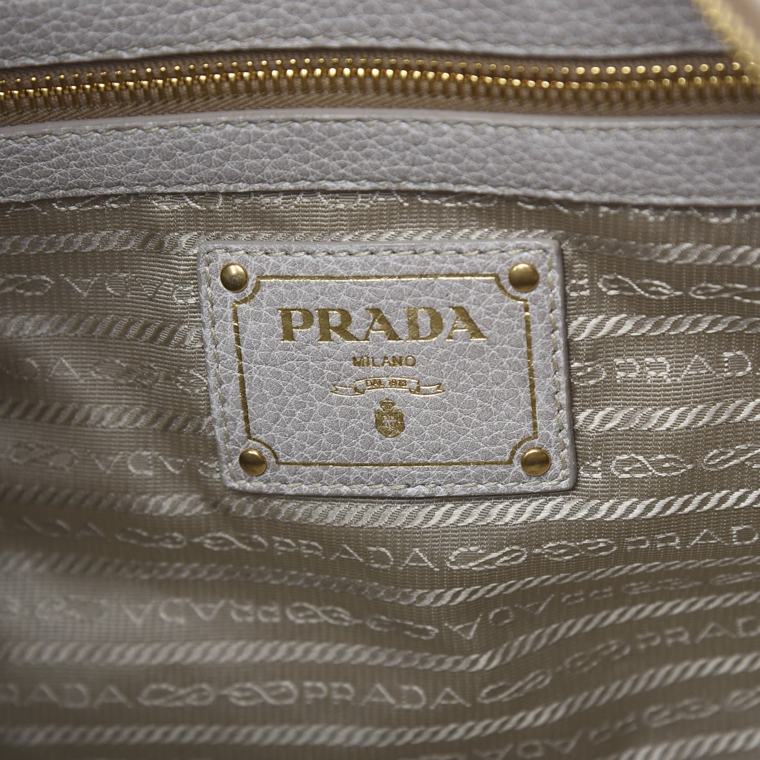 Prada Cervo Patchwork Fringe Bowler Bianco 5 of 17