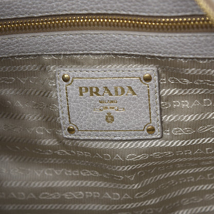 Prada Cervo Patchwork Fringe Bowler Bianco 5 of 17