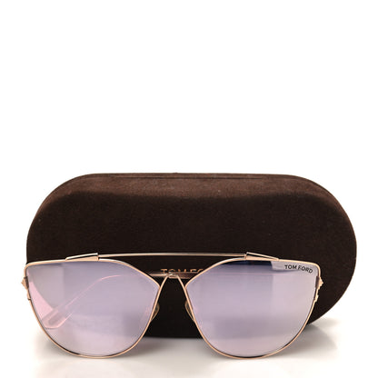 Tom Ford Jacquelyn 02 Aviator Sunglasses TF563 Rose Gold Rose Gold 9 of 9
