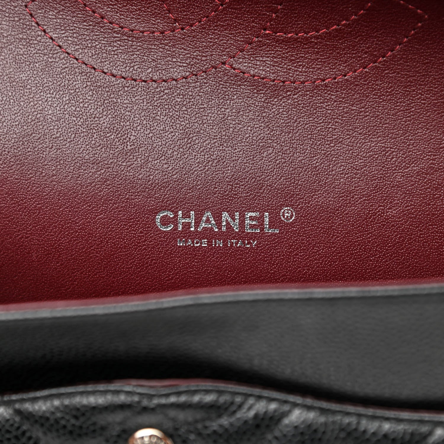 Chanel Caviar Quilted Maxi Double Flap Black 6 of 9